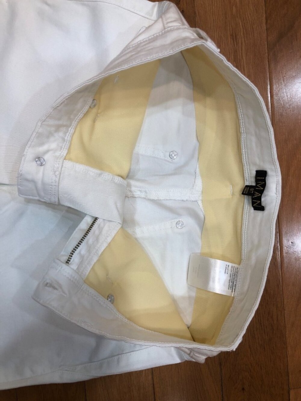 IMAN Smoothing & Sculpting White Skinny Jeans Size 8T - Picture 10 of 10